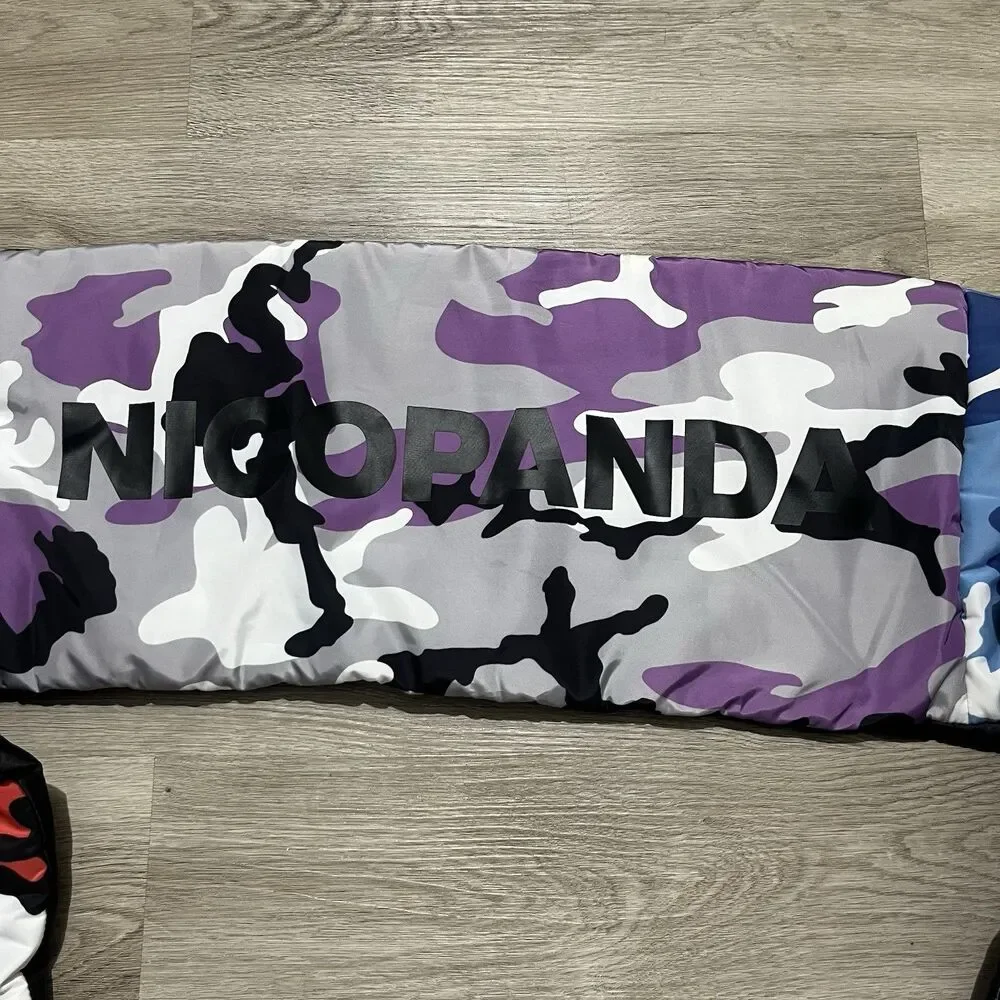 Nicopanda Urban Outiftters Camo Maxi Puffer Scarf With Pockets Multi Colored